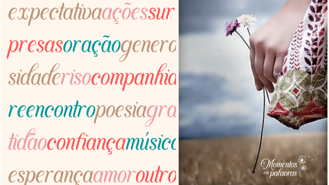 Na simplicidade de uma flor na mão, meus desejos para 2021 